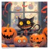 Giclée-Druck: "Happy Black Cat!"