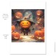 Giclée Print: "Crazy Blue Monster Pumpkin!"