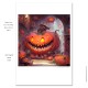 Giclée-Druck: "3 Scary Jack-O-Lanterns"