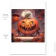 Giclée-Druck: "3 Scary Jack-O-Lanterns"