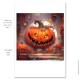 Giclée-Druck: "3 Scary Jack-O-Lanterns"