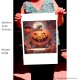 Giclée Print: "3 Scary Jack-O-Lanterns"