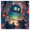Giclée-Druck: "Blue Monster Party!"